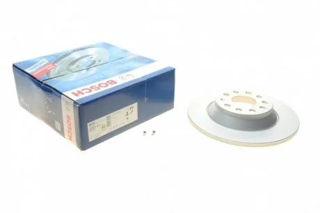 Фото диск гальм задн. Passat 14-, Golf, Tiguan (з покриттям + болт) BOSCH 0 986 479 A84 Диск гальм задн. Passat 14-, Golf, Tiguan (з покриттям + болт) BOSCH 0 986 479 A84