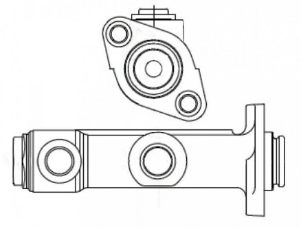 Головний циліндр зчеплення VAZ 2101-2107 BOSCH 0986486000