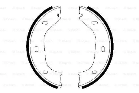 Щоки гальмівні ручного гальма BMW 3/5/6/7 серія BOSCH 0986487202