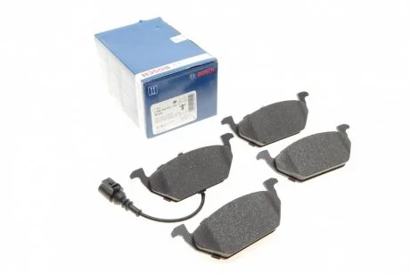 Гальмівні колодки перед. AUDI A2/3 VW Golf IV, V SKODA SEAT (з датчик.) BOSCH 0 986 494 019