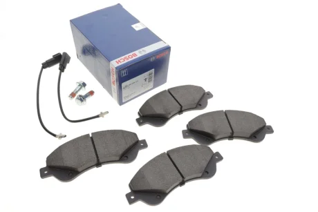 Гальмівні колодки дискові передн.Transit 06- BOSCH 0986494236