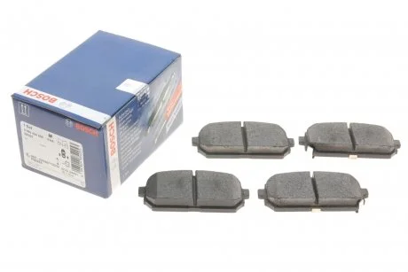Фото гальмівні колодки задн. KIA CARENS 06- BOSCH 0986494400 Гальмівні колодки задн. KIA CARENS 06- BOSCH 0986494400