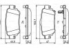 Гальмівні колодки задн. NISSAN QASHQAI 13- BOSCH 0986494816 (фото 7)