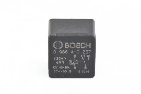 Мікро реле 5конт. (універс.) 40/20А BOSCH 0986AH0237
