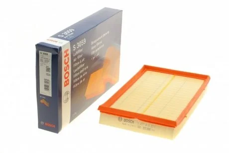 Фото фільтр повітряний VW 1,4/1,6: Golf IV, Polo SEAT Leon,Toledo SKODA 1,4 (188*42*288) BOSCH 1 457 433 059 Фільтр повітряний VW 1,4/1,6: Golf IV, Polo SEAT Leon,Toledo SKODA 1,4 (188*42*288) BOSCH 1 457 433 059