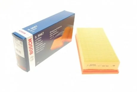 Фото фільтр повітряний BMW E38 5,4 X5 3,0 99- (150*57*286) BOSCH 1 457 433 067 Фільтр повітряний BMW E38 5,4 X5 3,0 99- (150*57*286) BOSCH 1 457 433 067