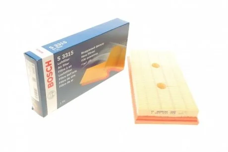 Фільтр повітряний VW 1,6FSI: Golf V, Passat, Touran SKODA 04- (155*42*300) BOSCH 1 457 433 315
