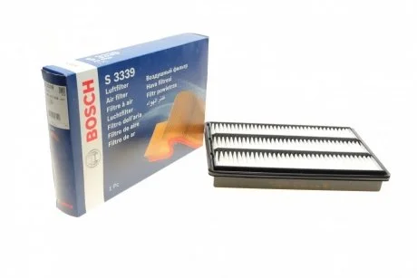 Фото фільтр повітр. Pajero 3.2TDI 16V 00.02- (237*48*362) BOSCH 1 457 433 339 Фільтр повітр. Pajero 3.2TDI 16V 00.02- (237*48*362) BOSCH 1 457 433 339