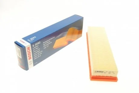 Фото фільтр повітряний CITROEN C4 04 PEUGEOT 206/307 03- (354*103*50) BOSCH 1 457 433 592 Фільтр повітряний CITROEN C4 04 PEUGEOT 206/307 03- (354*103*50) BOSCH 1 457 433 592