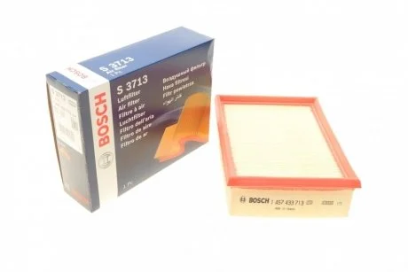 Фільтр повітряний OPEL Corsa B 1,5TD/1,7D, Combo 1,7D -01 (166*57*211) [-] BOSCH 1 457 433 713