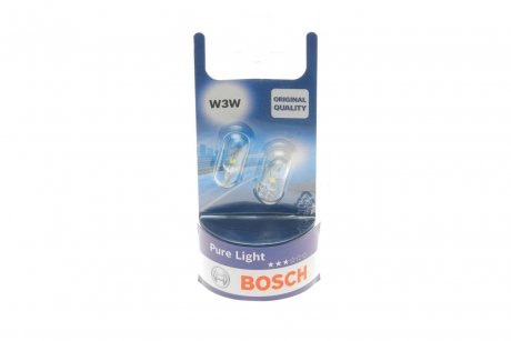 Лампа W3W 12V3W 2шт. BOSCH 1987301028