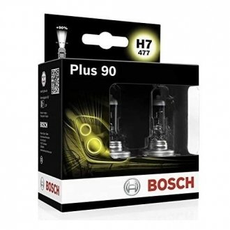 ЛАМПА Н7 PLUS 90 BOSCH 1 987 301 075 (фото 1)