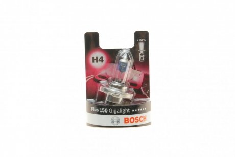 Автолампа H4 Gigalight Plus 150 12V 60/55 W BOSCH 1987301136