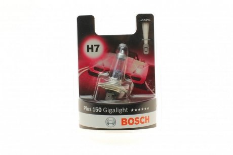 Автолампа H7 Gigalight Plus 150 12 V 55 W BOSCH 1 987 301 137