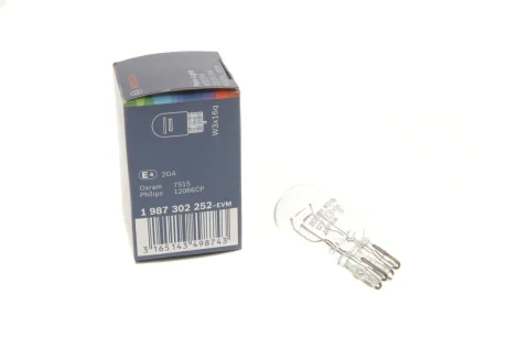 Мініавтолампа (BA9s) безцокольна BOSCH 1987302252