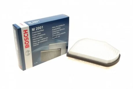 Фільтр повітр. салону DB W202 93-01, W210 95-03 (218*54*274) BOSCH 1 987 432 001
