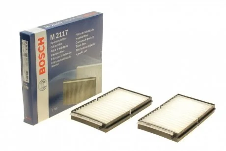 Фільтр повітр.салону MAZDA 323/626 -03 (198*22*198) BOSCH 1 987 432 117