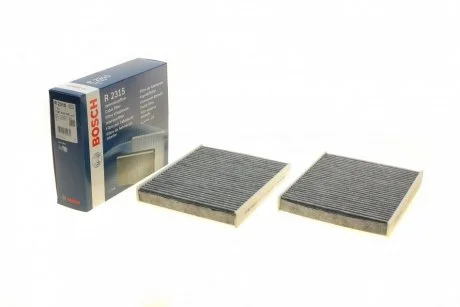 Фільтр повітр.салону (вугілля) BMW 5 F10 (кт. 2шт.) BOSCH 1 987 432 315