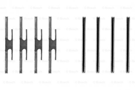 Комплект монтажный тормозных колодок BOSCH 1987474210
