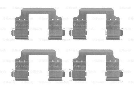 К-т установчий передн. гальм. колодок Discovery 04-, Range Rover BOSCH 1987474456