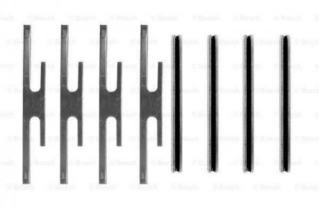 Р/кт установлювальний.гальмів.колодки Corsa,Kadett,Omega A,Rekord E BOSCH 1 987 474 604