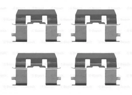 К-т установочній передн. гальм. колодок Civic 01- BOSCH 1987474637