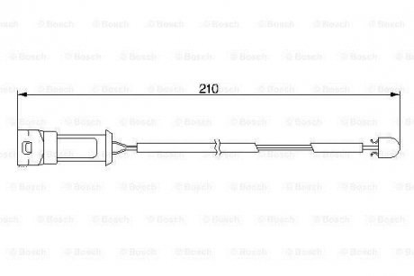 Датчик зносу гальмівних колодок BOSCH 1987474939