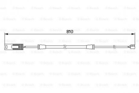 Датчик зносу гальмівних колодок BOSCH 1987474957