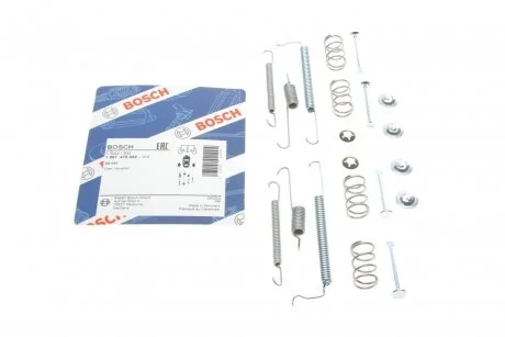 К-т установчий задніх гальм. колодок OPEL Vectra A, Kadett E BOSCH 1987475082