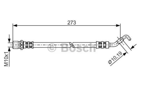 Шланг тормозной BOSCH 1987476270