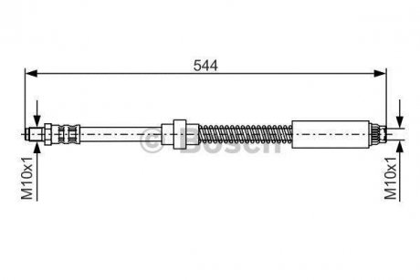 Шланг гальмівний BOSCH 1987476559