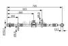 Гальмівний шланг передн.прав. Accord -98, ROVER 600 -99 BOSCH 1987476754 (фото 1)