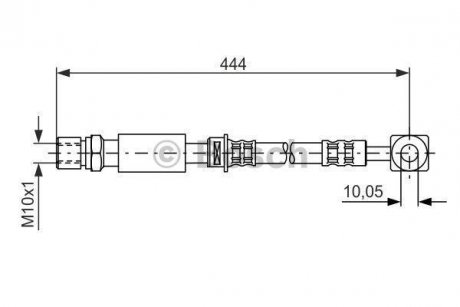 Шланг гальмівний BOSCH 1987476975