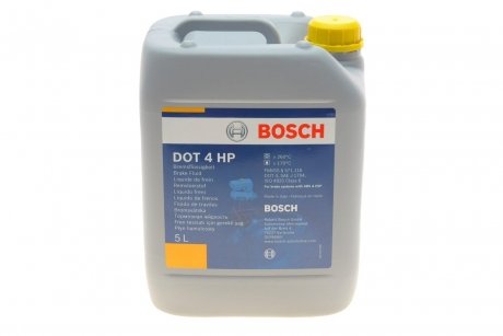 Жидкость тормозная DOT4 5л HP c ABS BOSCH 1987479114