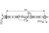 Шланг гальм. передн. лів. CORALLA, AURIS, VERSO 07- BOSCH 1987481641 (фото 1)