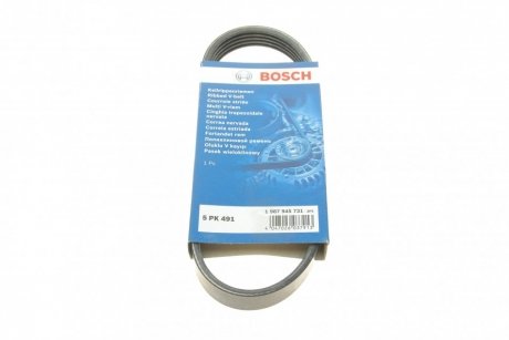 Ремінь П-клиновий 5PK491 BOSCH 1 987 945 731