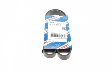 Ремінь П-клиновий 7PK1076 FIAT DUCATO 2.3 JTD 02- BOSCH 1 987 946 101