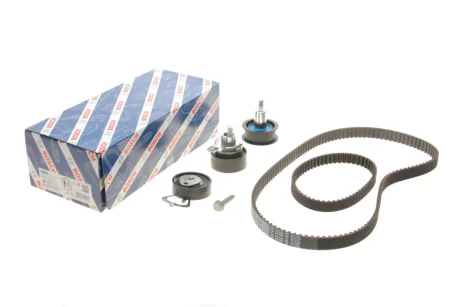 Комплект ГРМ (ремінь + ролик) AUDI A2, SEAT ALTEA, ALTEA XL, AROSA, CORDOBA, CORDOBA VARIO, IBIZA II, IBIZA III, IBIZA IV, IBIZA IV SC, IBIZA IV ST, LEON, TOLEDO II 1.4-1.9D 04.96-05.15 BOSCH 1987946713