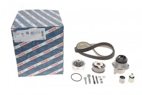 К-т ГРМ (рем.+4шт.ролика+помпа+кріплення) AUDI A3 1,9TDI 96-01 VW 1,9TDI/SDI: Golf IV, Polo SKODA BOSCH 1 987 946 997