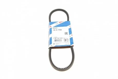 Ремень клиновой 10X750 BOSCH 1 987 947 632