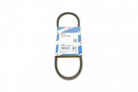 Фото ремень клиновидный 10x725 BOSCH 1 987 947 684 Ремень клиновидный 10x725 BOSCH 1 987 947 684