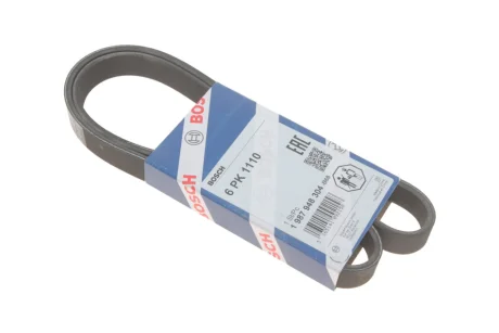 Ремінь П-клиновий 6PK1110 FIAT Scudo 1,9D NISSAN 1,5-1,8:Almera, Primera LADA 1,6 16V з гідропідс. BOSCH 1 987 948 304
