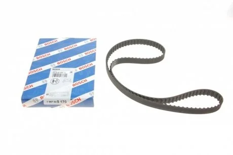 Фото ремінь зубчастий Z=121 AUDI A4 1,6 VW Golf III 1,6/1,8 SEAT 1,6 BOSCH 1 987 949 170 Ремінь зубчастий Z=121 AUDI A4 1,6 VW Golf III 1,6/1,8 SEAT 1,6 BOSCH 1 987 949 170