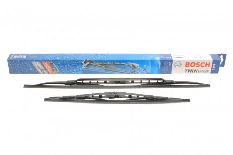 Комплект щеток стеклоочистителя каркасных Twin Spoiler 550/400 BOSCH 3397118427