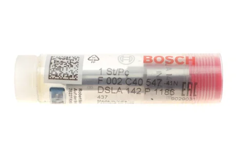 Розпилювач дизель DSLA 142 P 1186 TATA 5,7 BOSCH F002C40547