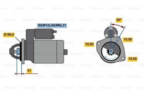 Стартер Реставрация BOSCH F002G20486