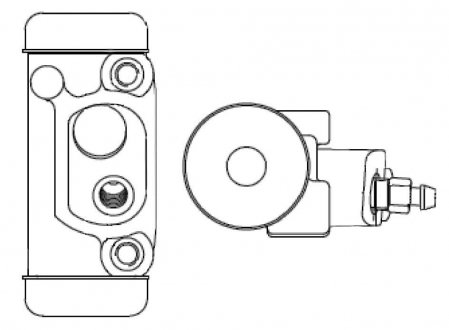 Робочий гальмівний циліндр SPORTAGE K00 94- BOSCH F026002350