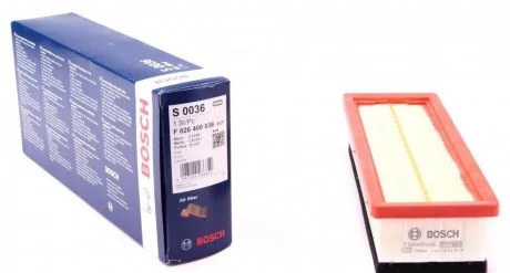 Фото воздушный фильтр BOSCH F 026 400 036 Воздушный фильтр BOSCH F 026 400 036