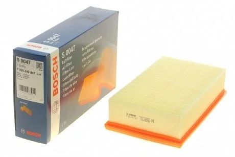 Фільтр повітряний RENAULT Modus, Clio III 05-. BOSCH F 026 400 047