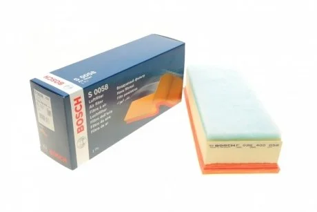 Фільтр повітр. FIAT Scudo 2.0/2.2JTD 07-, PEUGEOT Expert 2.0/2.2HDi 06-, CITROEN Jumpу 2.HDi 2007- BOSCH F 026 400 058